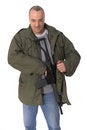 Free Terrorist With Rifle Royalty Free Stock Image - 4624306