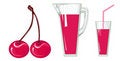 Free Cherry Juice Royalty Free Stock Photo - 4628255