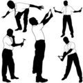 Free Business Service Silhouettes Stock Photography - 4629312