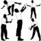 Free Business Service Silhouettes Stock Photography - 4629312