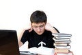 Free Student Is Lost In Meditation Royalty Free Stock Photography - 4636337
