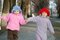 Free Merry Running Friends Stock Image - 4667761