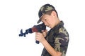 Free Young Boy Hold Gun Stock Photos - 4673883