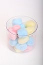 Free Blue And Pink Hygienic Cotton Balls In A Glass Can Royalty Free Stock Photo - 4675215