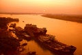 Free A City Port In Sunrise Royalty Free Stock Photos - 4705768