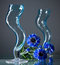 Free Two Original Glass Goblets And Bluebottles Royalty Free Stock Photos - 4701368