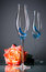Free Two Slim Wineglasses And Pink Rose On Gray Royalty Free Stock Photos - 4701398