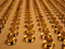 Free Group Of Gold Rivets. Stock Image - 4705751
