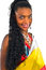 Free African Girl Wrapped In A Colorful Shawl Royalty Free Stock Photo - 4707265