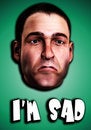 Free Very Sad Man Word 11 Stock Photography - 4710992