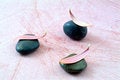 Free 3 Stones And  Petals Stock Image - 4712421
