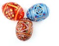 Free Three Russian Tradition Easter Eggs Side By Side O Stock Image - 4715081