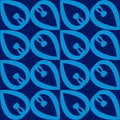 Free Seamless Curled Repeat Pattern Stock Photography - 4715152