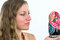 Free Gorgeous Young Lady With A Wooden Doll Stock Photography - 4717432