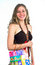 Free Woman With A Colorful Bag Royalty Free Stock Photos - 4717538