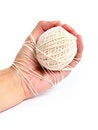 Free Hand Tied With Thread Stock Photo - 4735040