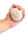 Free Hand Tied With Thread Stock Image - 4735041