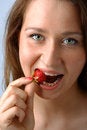 Free Woman With Berry Royalty Free Stock Images - 4738139
