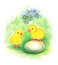 Free Two Happy Chicken Royalty Free Stock Image - 4732816