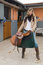 Free Woman Working In An Stable Stock Images - 4739974