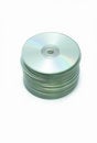 Free Neat Stack Of CD Disks On White Stock Photography - 4744222
