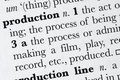 Free Production Word Dictionary Def Stock Images - 4752154
