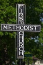 Free First Methodist Church Sign Stock Image - 4754821