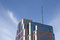 Free Brick And Glass Office In Clouds Royalty Free Stock Image - 4761146