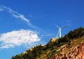 Free Wind Energy Generator On Summit Stock Photos - 4781713