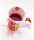 Free Dirty Cup With Blobs Stock Photo - 4788090