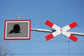 Free Railroad Crossing Sign Horizontal Royalty Free Stock Image - 4789526