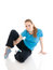 Free The Young Woman Doing Exercise Isolated On A White Royalty Free Stock Photos - 4783458