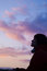 Free Silhouette Of Young Girl With Haedphones Royalty Free Stock Photos - 4784748