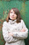 Free Pretty Girl Near Textutred Wall Stock Photos - 4788613