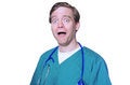 Free Humorous Expression On A Doctor S Face Royalty Free Stock Photos - 4794128