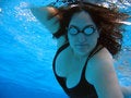 Free Fit Woman Swimming Stock Image - 4805161