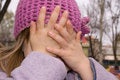Free Girl With Her Eyes Shut Royalty Free Stock Photos - 4811368