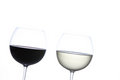 Free Glass Of Red Wine And White Wine Stock Images - 4817094