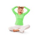 Free Beauty Scream Girl Stock Image - 4818241