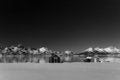 Free Boat House With Old Boat BW Stock Photo - 4830640