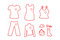Free Fashion Clothing - White Heart Version Royalty Free Stock Photography - 4874487
