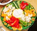 Free Veggies And Cheese Plate 2 Stock Photography - 4880942