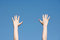 Free Hands In The Sky Royalty Free Stock Photography - 4882237