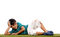 Free Cheerful Child Lying Stock Photos - 4887793