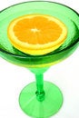 Free Half An Orange In Glass Stock Images - 497774