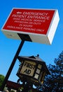 Free Hospital Emergency Signage Royalty Free Stock Photo - 4904035