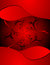 Free Cool Red Design With Floral Ornament Royalty Free Stock Photo - 4904925