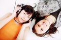 Free Lie Girls Royalty Free Stock Images - 4926229