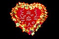 Free Red Heart With Double Happiness Royalty Free Stock Images - 4939309