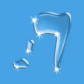 Free Water Digit 7 Stock Photo - 4939380